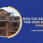 Đơn Giá Xây Dựng Phần Thô Năm 2023